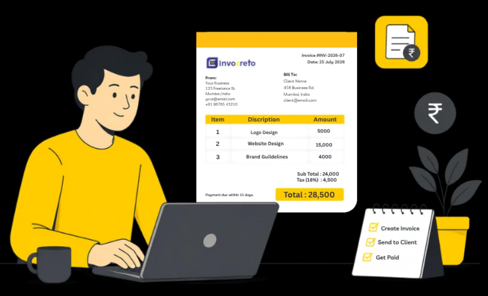 invoice generator for Freelancers